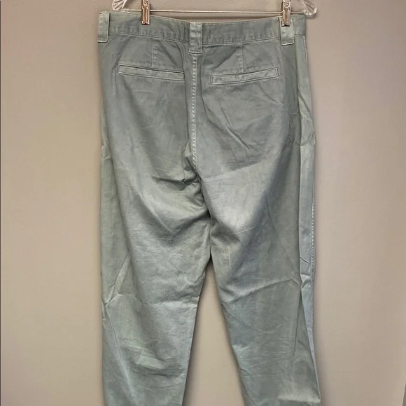 Madewell Gray Straight Leg Corduroy Pants Relaxed Fit - Picture 6 of 8